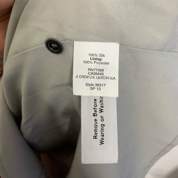 Madewell retrogrid silk peasant sleeve red dress - Picture 7 of 8